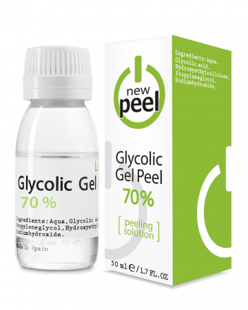Гликолевый пилинг 70% New Peel Glycolic Gel-Peel 70%, 20 мл